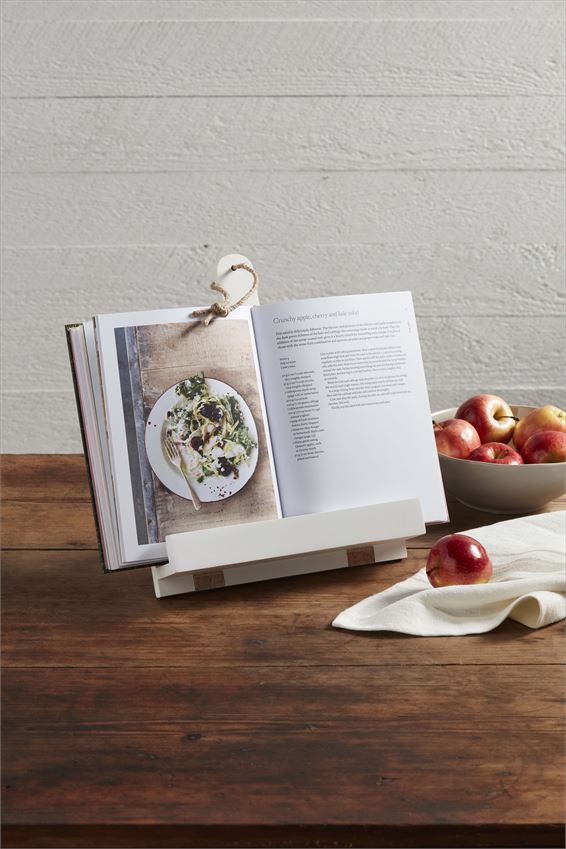Dolly Cookbook Stand – White Willow Collection