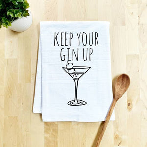 "Keep Your Gin Up" Hand Towel